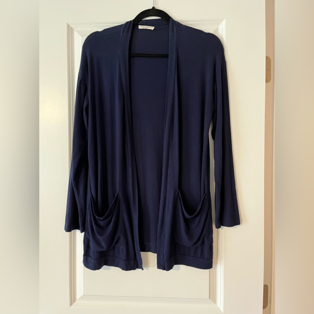Navy blue supersoft cardigan- lightweight